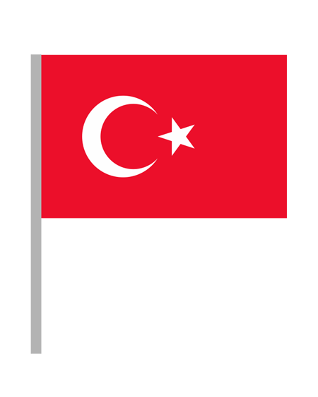 Elde Sallama Sopalı Türk Bayrağı -SB010