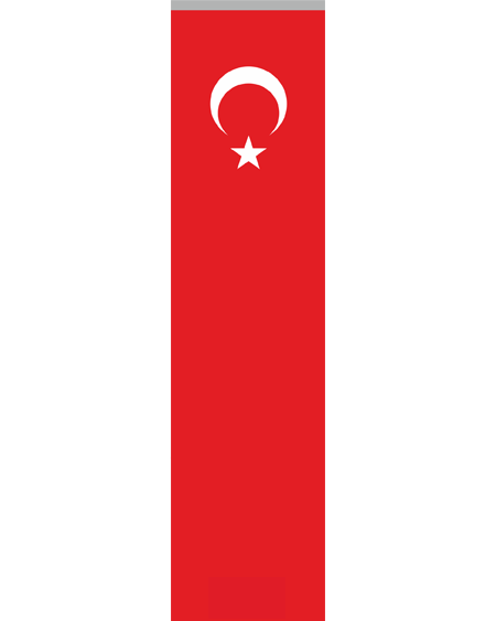 Saten Altı Düz Kesim Kırlangıç Bayrak -KT01