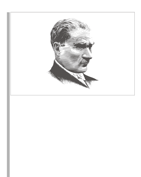 Atatürk Baskılı Elde Sallama Bayrak -SB09