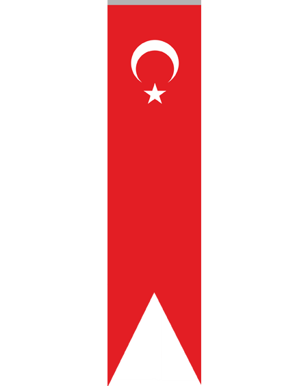 100x400 Kırlangıç Model Türk Bayrak -KT02