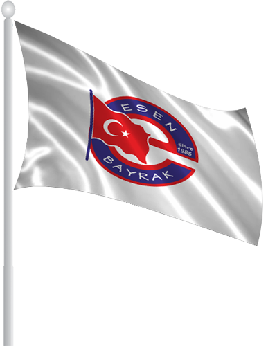 Esen Bayrak Logolu Flama Bayrak -YF012