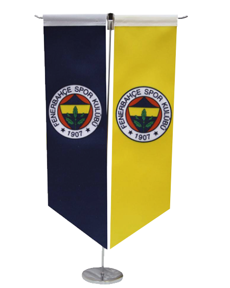 10X30cm T Model Bayrak Ve Direk -MB023