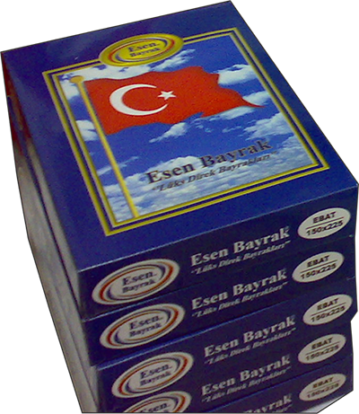 Özel Kutulu Türk Bayrak -DM05